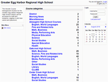 Tablet Screenshot of moodle.gehrhsd.net